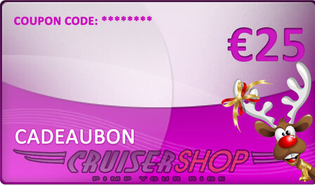 Gift voucher Cruisershop value 25 euro