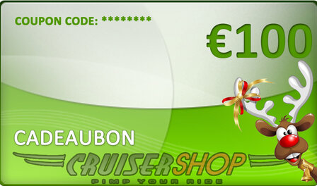 Gift voucher Cruisershop value 100 euro