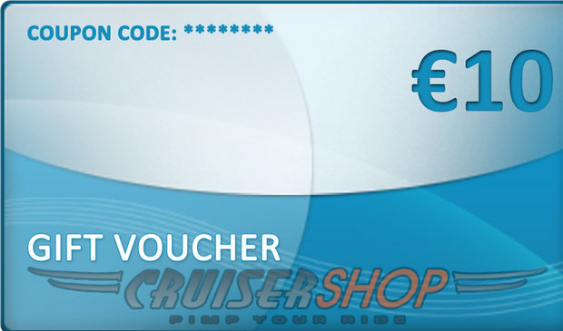 Cadeaubon Cruisershop 10 euro