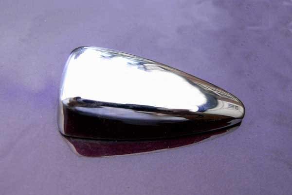 Windscreen washer caps Stainless steel