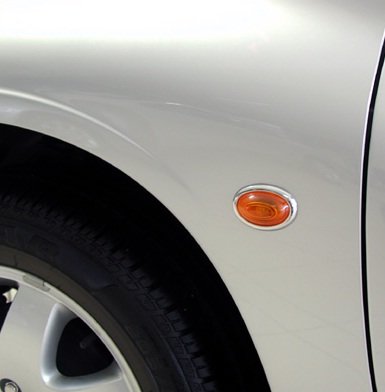 Chrome side indicator trim 